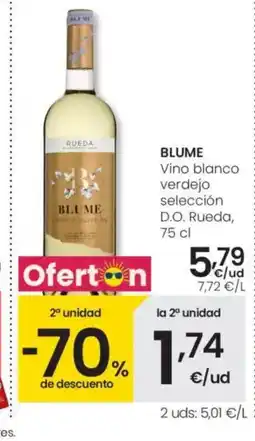 Eroski BLUME Vino blanco verdejo selección oferta