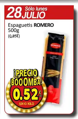 SPAR ROMERO Espaguetis oferta