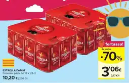 Caprabo ESTRELLA DAMM Cervesa oferta