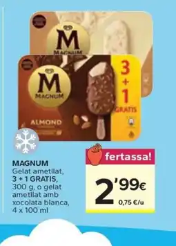 Caprabo MAGNUM Gelat ametllat oferta