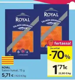 Caprabo ROYAL Salmó Salmó fumat oferta