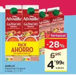 Caprabo ALVALLE Gaspatxo Original o suau oferta