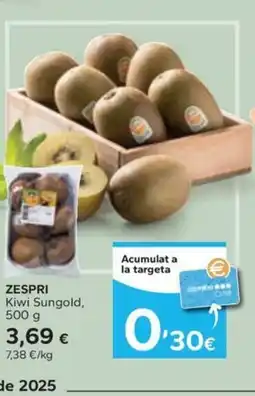 Caprabo ZESPRI Kiwi Sungold oferta