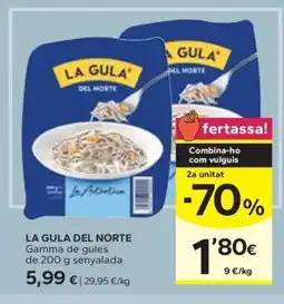 Caprabo LA GULA DEL NORTE Gamma de gules oferta