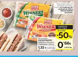 Caprabo OSCAR MAYER Salsitxes Wieners clàssiques oferta