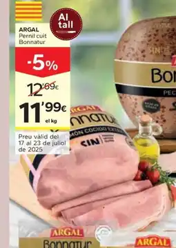 Caprabo ARGAL Pernil cuit Bonnatur oferta