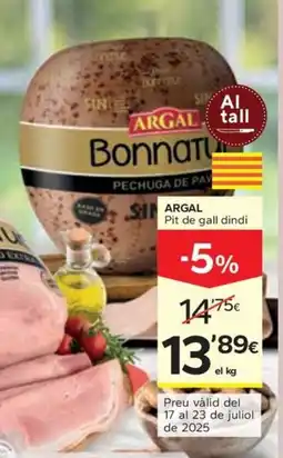 Caprabo ARGAL Pit de gall dindi oferta