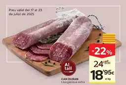 Caprabo CAN DURAN Llonganissa extra oferta