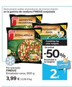 Caprabo FINDUS Ensalada russa oferta