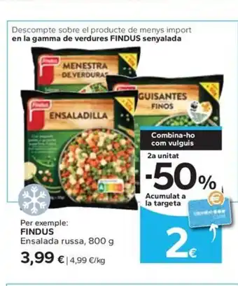 Caprabo FINDUS Ensalada russa oferta