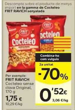 Caprabo FRIT RAVICH Cocteleo sense clova Original oferta