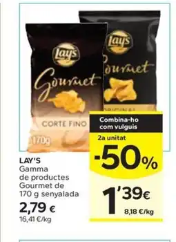 Caprabo LAY'S Gamma de productes oferta