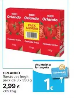 Caprabo ORLANDO Tomàquet fregit oferta