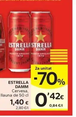 Caprabo ESTRELLA DAMM Cervesa oferta