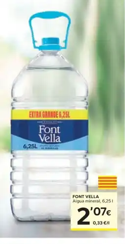 Caprabo FONT VELLA Aigua mineral oferta