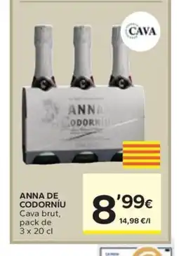 Caprabo ANNA DE CODORNÍU Cava brut oferta