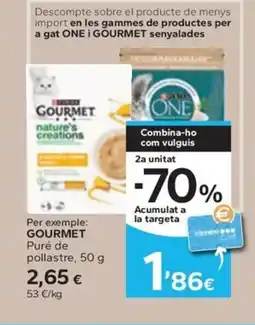Caprabo GOURMET Puré de pollastre oferta