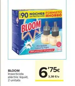 Caprabo BLOOM Insecticida elèctric liquid, 2 unitats oferta