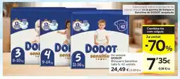 Caprabo DODOT Bolquers Sensitive talla 5 oferta