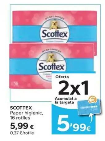 Caprabo SCOTTEX Paper higiènic oferta