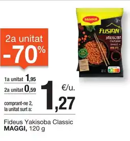 BonpreuEsclat MAGGI Fideus Yakisoba Classic oferta
