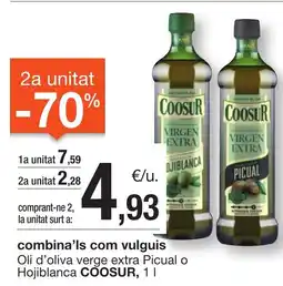 BonpreuEsclat COOSUR Oli d'oliva verge extra Picual o Hojiblanca oferta