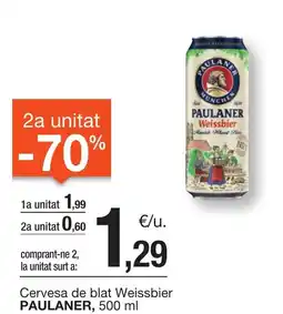 BonpreuEsclat PAULANER Cervesa de blat Weissbier oferta