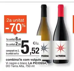 BonpreuEsclat LA PICOSSA Vi negre o blanc oferta
