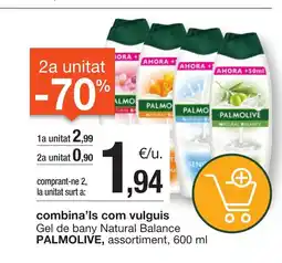 BonpreuEsclat PALMOLIVE Gel de bany Natural Balance oferta