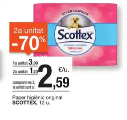 BonpreuEsclat SCOTTEX Paper higiènic original oferta