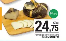 BonpreuEsclat MONTBRU Formatge sarró de cabra oferta