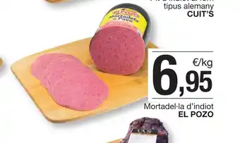 BonpreuEsclat EL POZO Mortadel·la d'indiot oferta