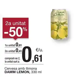BonpreuEsclat DAMM LEMON Cervesa amb llimona oferta