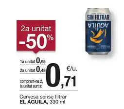 BonpreuEsclat EL ÁGUILA Cervesa sense filtrar oferta