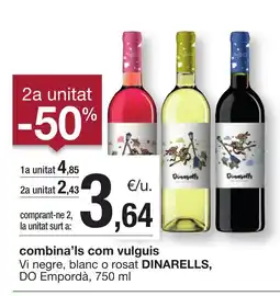 BonpreuEsclat DINARELLS DO EMPORDA Vi negre, blanc o rosat oferta