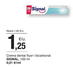BonpreuEsclat SIGNAL Crema dental fluor i bicarbonat oferta
