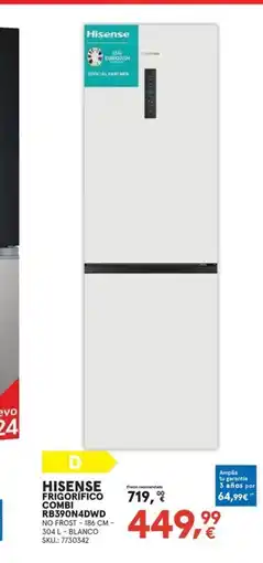 Worten HISENSE Frigorífico combi oferta