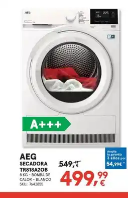 Worten AEG Secadora TR818A2OB oferta