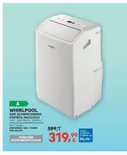 Worten WHIRLPOOL Aire acondicionado portátil PACF212CO oferta