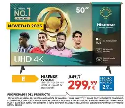 Worten HISENSE TV 50A6Q oferta