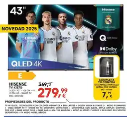 Worten HISENSE TV 43E7Q oferta