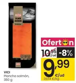 Eroski Vici - plancha salmón oferta