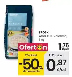Eroski Eroski - arroz d.o. valencia oferta