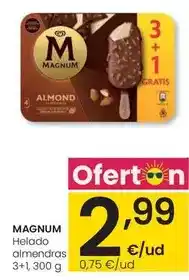 Eroski Magnum - helado almendras oferta