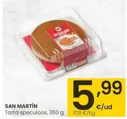 Eroski San martin - tarta speculoos oferta