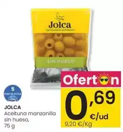 Eroski Jolca - aceituna manzanilla sin hueso oferta