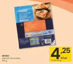 Eroski Eroski - salmón ahumado oferta