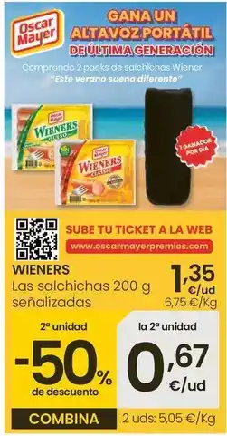 Eroski Wieners - las salchichas oferta