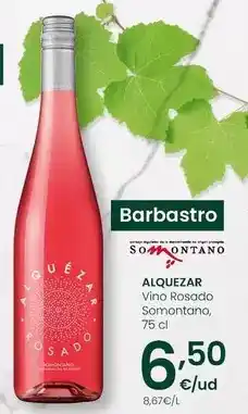 Eroski Alquezar - vino rosado somontano oferta