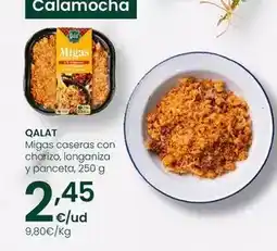 Eroski Qalat - migas caseras con chorizo, longaniza y panceta oferta
